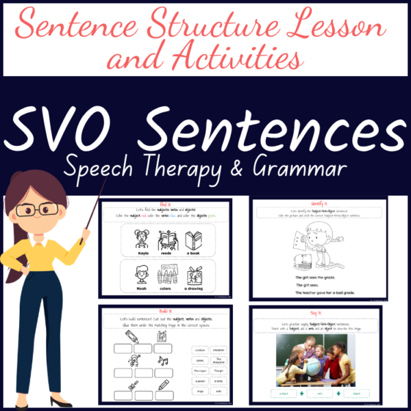 Let’s Get Rolling with SVO Sentences: Fun Strategies for SLPs – Super ...